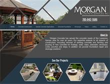 Tablet Screenshot of morganconcreteservices.com
